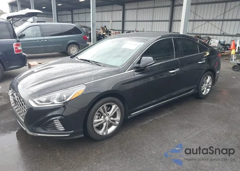 2018 Hyundai Sonata Sport+ z USA, uszkodzony, nr VIN 5NPE34AF1JH707667